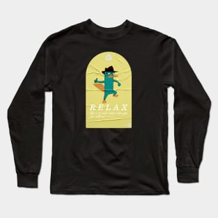 perry the platypus relax 01 Long Sleeve T-Shirt